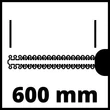Einhell GE-CH 18/60 Solo akkus sövényvágó /akku és töltő nélkül/ (3410930)
