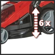 Einhell Akkus fűnyíró GE-CM 36/43 Li M-Solo (akku és töltő nélkül) /3413246/