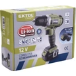 Extol craft akkus fúró csavarozó, 12V, 18Nm, Li-ion, 1db 1300mAh akku, 402400