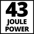 Einhell TC-DH 43 Bontókalapács 1600W, 43J, SDS-Hex  (4139087)