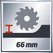 Einhell TC-CS 1400 Kézi körfűrész, 1400W, 190mm (4330937)