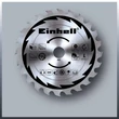 Einhell TC-CS 1400 Kézi körfűrész, 1400W, 190mm (4330937)