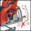 Einhell TC-CS 89 Elektromos Mini kézi körfűrész, 600W (4331030)