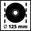 Einhell TE-AG 125 CE KIT Sarokcsiszoló (4430865)