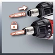 Einhell TE-SD 3,6 Li Kit csavarbehajtó, +32 részes bit-boxszal, 3.6V, 3.5NM (4513495)