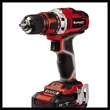 Einhell TE-CD 18/40 Li (2x2,0 Ah) akkus fúró-csavarozó +69 darabos tartozék készlet (4513934)