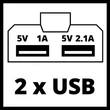 Einhell TE-CP 18 Li USB-Solo USB Akku adapter /akku és töltő nélkül/ (4514120)