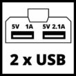 Einhell TE-CP 18 Li USB-Solo USB Akku adapter /akku és töltő nélkül/ (4514120)