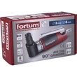 Fortum pneumatikus furatköszörű, derékszögű, 125 mm,1/4"; (6 és 3 mm bef), 20.000 1/min, 127 l/min, 6,3 Bar, 1/4" csatl. (4795036)