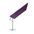 ROJAPLAST 8080 függő napernyő, hajtókarral - bordó - 270 x 270 cm - vízálló