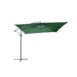 ROJAPLAST 8080 függő napernyő, hajtókarral - zöld - 270 x 270 cm ()