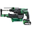 HiKOKI (Hitachi) DH18DPC-5AH-VACUUM Akkus fúró és vésőkalapács 18V, SDS-plus, 3.2J, RFC (2x5Ah akku + töltő) 2xHITBOXBAN