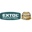 Extol Industrial sarokcsiszológép 125mm, 1400W, szabályozható fordulatszám, lágy indítás, terhelésnél konstans fordulatszám, papír doboz, 8792014