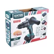 Extol Industrial akkus ütvefúró és csavarozó, 20V, Li-ion; 1db akku, 1db töltő, 2000 mAh, 40/65Nm, (8791800)