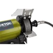 Extol mini kettős köszörűgép flexibilis szárral, 120W; száraz, 75×10×20mm, 0-9900 ford/perc, 2,3kg, 410112