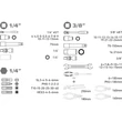 Extol szerszámkészlet, 65db, 1/4"+3/8" CV.; dugókulcsok, racsnis kar, fogók, csavarhúzók, villás kulcsok, BIT-ek, 6598