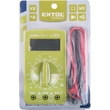 Extol digitális multiméter; Amper/Volt/Ohm mérő, hangjelző funkcióval, CE, 1 db 9V elem, 600011
