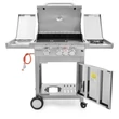 G21 California BBQ Premium line grill, 4 égőfej + ajándék nyomáscsökkentő GAH-3ED (6390305)