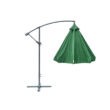 ROJAPLAST EXCLUSIVE függő napernyő hajtókarral, zöld - ø 300 cm - vízálló ()