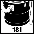 Einhell TC-AV 1618 D Hamuporszívó /2351660/