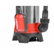 HECHT 3011 - Szenyezett víz szivattyú, 1100 W, 16000 liter/óra, acél tok