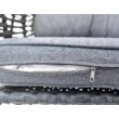 ROJAPLAST OHIO exkluzív polyrattan kerti bútor garnitúra - antracit/szürke ()