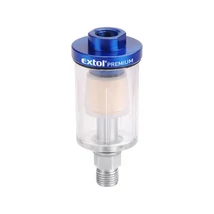 Extol mini levegőszűrő, max. 8 Bar, 1/4", 48ml, 8865101