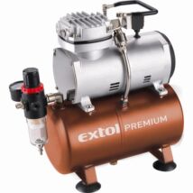 Extol premium olajmentes légkompresszor, 230V/150W, 6 bar, 23 l/perc, 3l tank, airbrush festéshez is használható, 8895300