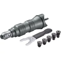 Fortum adapter klt. fúrógéphez, popszegecsekhez, 6 db, 2,4-3,2-4,0-4,8-6,0-6,4mm; 1/4" hatszög befogás, 4770651