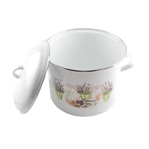 Perfect Home 13473 Zománc fazék 26 cm+fedő Perfect Home 13473 Zománc fazék 26 cm+fedő