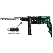 HIKOKI (Hitachi) DH28PMY2 Fúró-vésőkalapács SDS-plus, 3.2J, 850W, cserélhető tokmány, kofferben