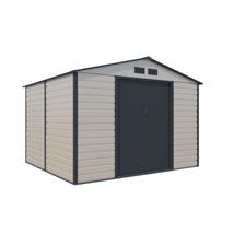 G21 GAH 706 - 277 x 255 cm-es kerti fém ház, bézs és szürke GAH-706-ZNBG-2S0 (6390065)