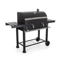 G21 Panama BBQ grill két sütővel, magasság szabályozással, beépített hőmérővel, tároló felülettel és kerekekkel GA-Pana-BBQ (6390295)