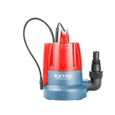 Extol Premium búvárszivattyú tiszta vízhez, úszókapcsolóval, 400W, szállító teljesítmény: 8m3/h, max. száll. 7 m (8895014)
