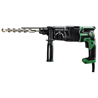HIKOKI (Hitachi) DH28PEC Fúró-vésőkalapács SDS-plus, 900W, 3.2J, szénkefementes motor, kofferben (fúrás-ütvefúrás-vésés)