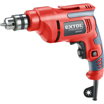 Extol premium fúrógép 450W, 0-2800 ford/perc, kulcsos tokmány, 1,0-10mm, 1,6 kg papír dobozban, (8890001)