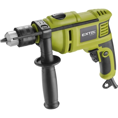 Extol craft ütvefúrógép 750W; kulcsos tokmány, max. 13mm, 0-3000 ford/perc, papír doboz, (401182)