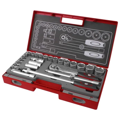 Fortum dugókulcs klt. 1/2", 27db, 61CrV5 mattkróm; 4700014