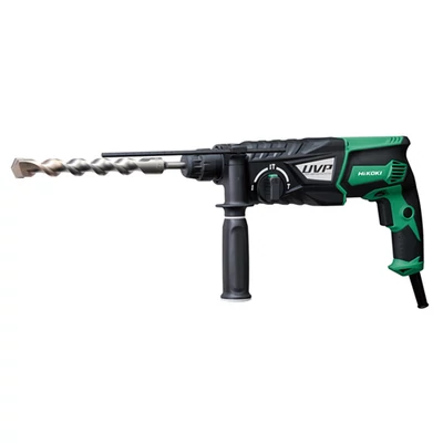 HiKOKI (Hitachi) Fúró - vésőkalapács, SDS-Plus 850W 3.4J 2.9 kg 3-üzemmód UVP rezgéscsíllapított, DH28PCY