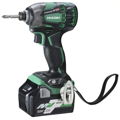 HiKOKI (Hitachi) WH36DB MULTI VOLT(36V)-os 1/4" akkus ütvecsavarozó, max 210Nm, IP56, Triple Hammer (+2 akku és 1 töltő) 