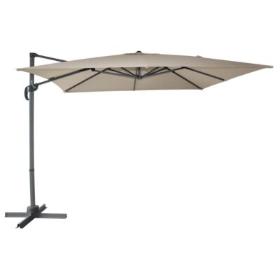 ROJAPLAST CANTIELVER függő napernyő, hajtókarral - bézs - 270 x 270 cm ()