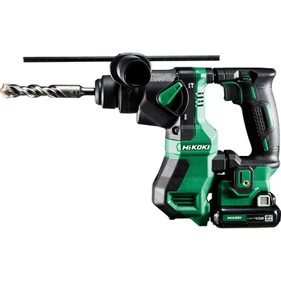 HiKOKI (Hitachi) DH12DD-4AH 12V Akkus fúrókalapács, SDS-plus, RFC, LVH, Automata mód, 1,2J, ultra könnyű , szénkefementes motor, HSC2 (2x4Ah akku+töltő)