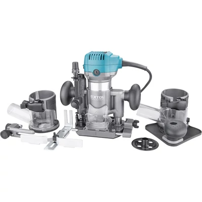 Extol Industrial felsőmarógép, 710W, többfunkciós, befogás: 6/8mm /8793302/