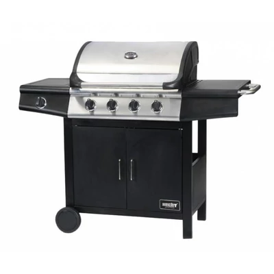 HECHT ADELLE 5 - Gázos kerti grill, 4 főégő + 1 oldalégő