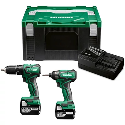 HiKOKI (Hitachi) KC18DD-DS-5AH akkus csomag 18V, Li-Ion (DS18DD+WH18DD+2x5Ah+töltő+HITBOX)