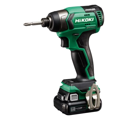 HIKOKI (Hitachi) WH12DD Akkus ütvecsavarozó, 135Nm, 1/4" hatlap befogással, szénkefe mentes motor (2x4Ah akku+töltő)