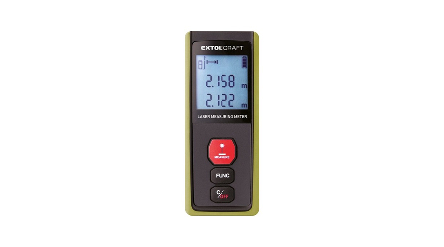 Extol Craft távolságmérő, digitális lézeres; mérési tartomány: 0,05-40m, pontosság: +/- 2 mm, 64 g /920201/