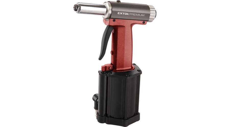 Extol premium pneumatikus popszegecshúzó; ALU, réz, acél, INOX szegecsekhez, 8865070